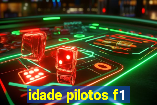 idade pilotos f1